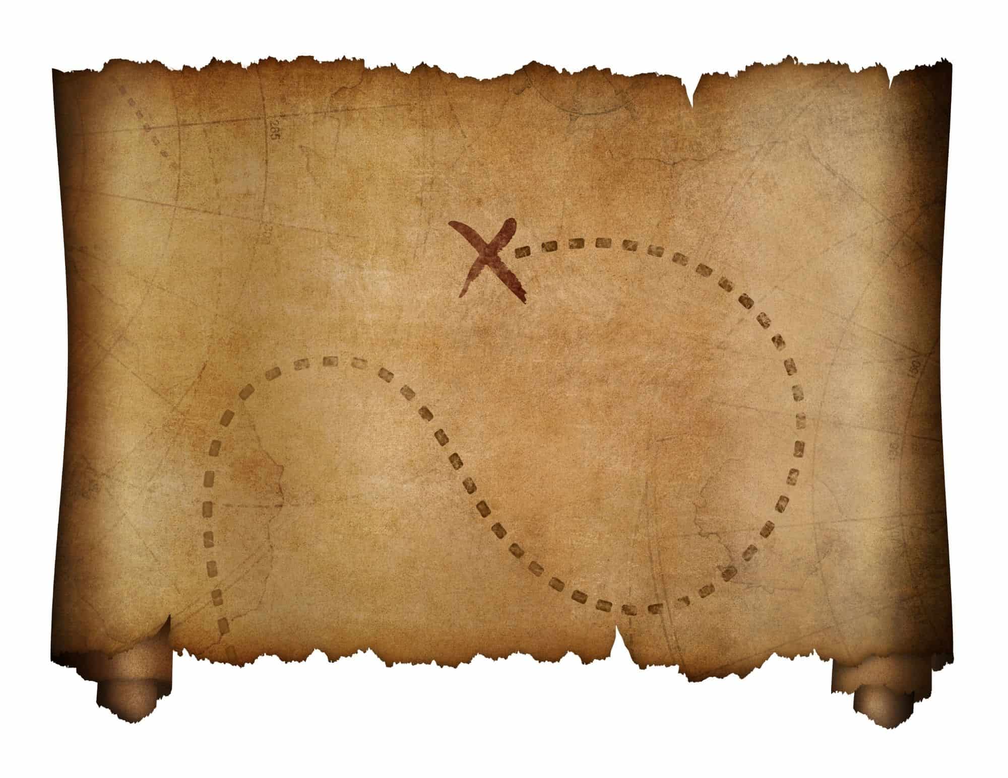 Template of A Vintage Treasure Map Ultimate Scouts