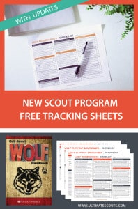 wolf cub scout requirements worksheet