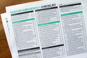 Bear Cub Scout Requirements Tracking Worksheet