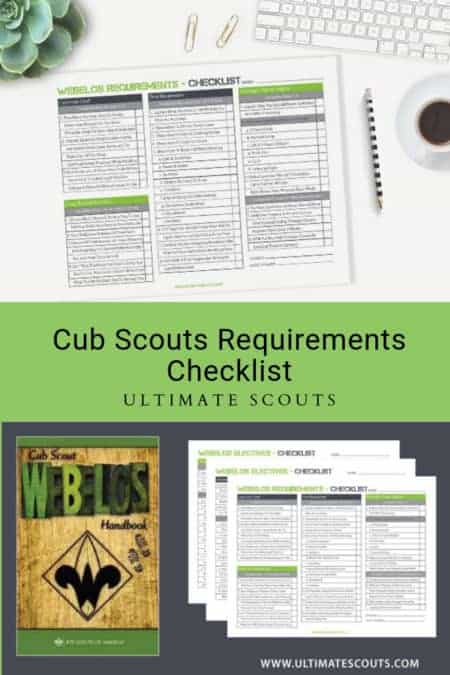 Webelos Cub Scout Tracking Worksheet – Ultimate Scouts