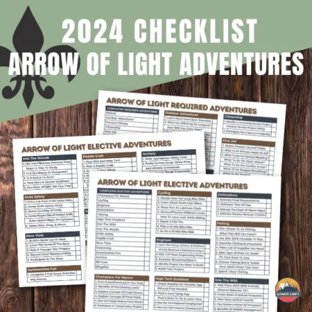 Arrow of Light Adventure Checklist Download