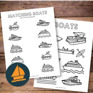 Boats & Floats Activity Pages