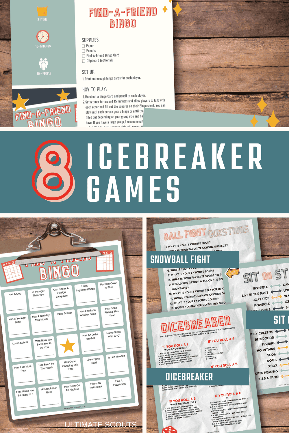 8 ICEBREAKER GAMES