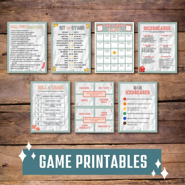 Icebreaker Printable Games