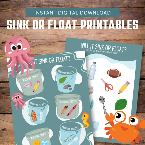 Sink or Float Worksheets