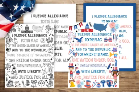 Pledge of Allegiance Printable – Ultimate Scouts