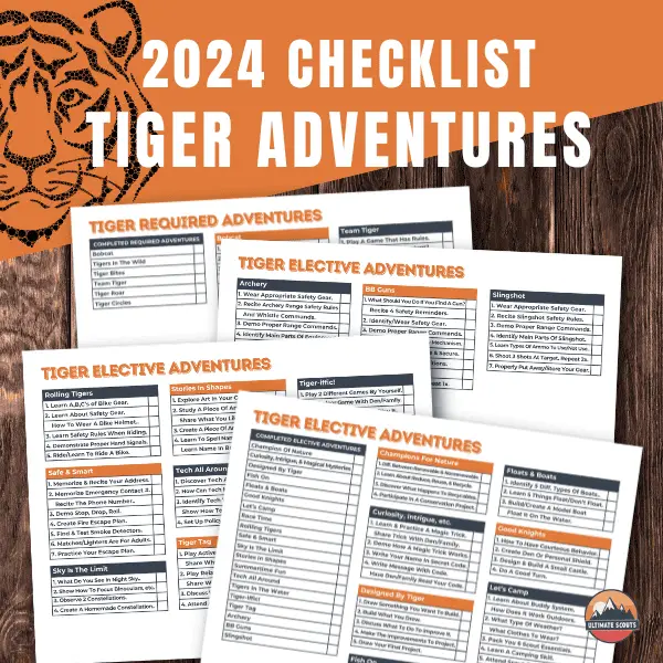 Tiger Adventure Checklist Download