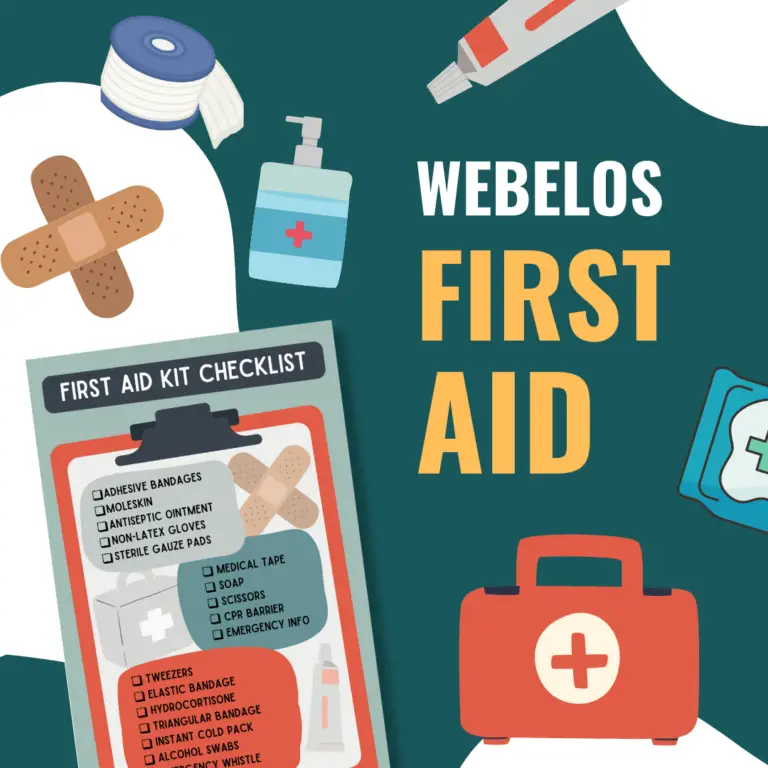 Teaching Webelos First Aid