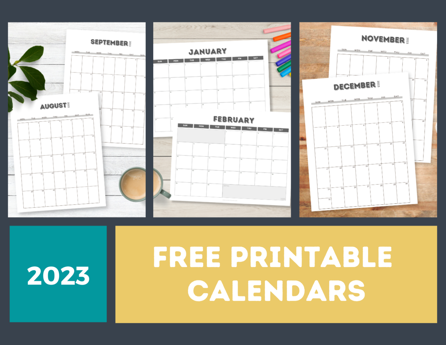 Free Printable 2023 Calendar – Ultimate Scouts