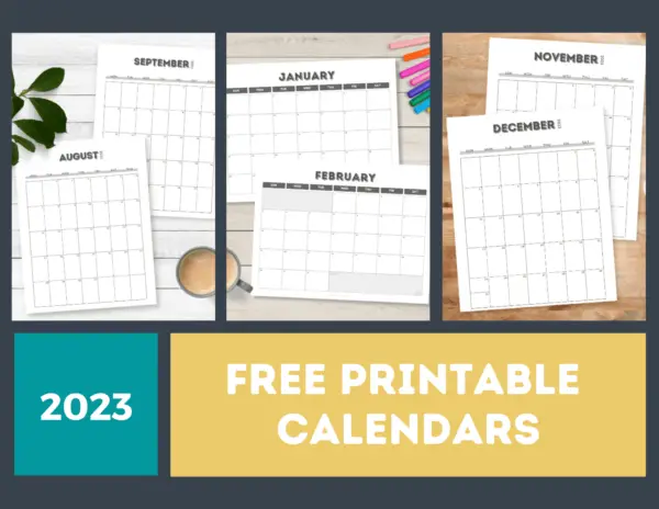 Free Printable 2023 Calendar – Ultimate Scouts