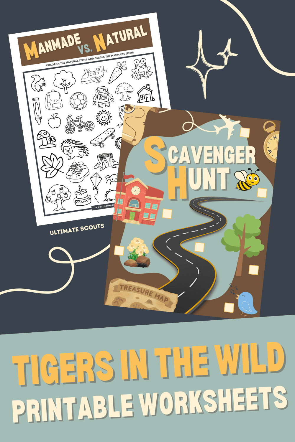 Tigers In The Wild Adventure Printables